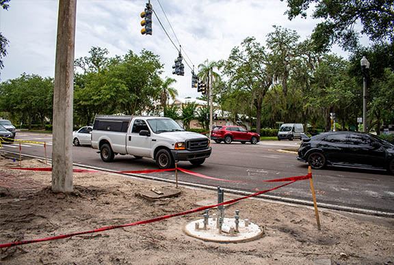 Sandspur Road Construction