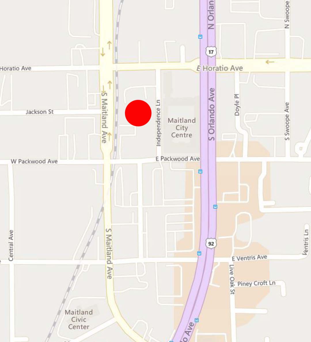 Independence Lane Map